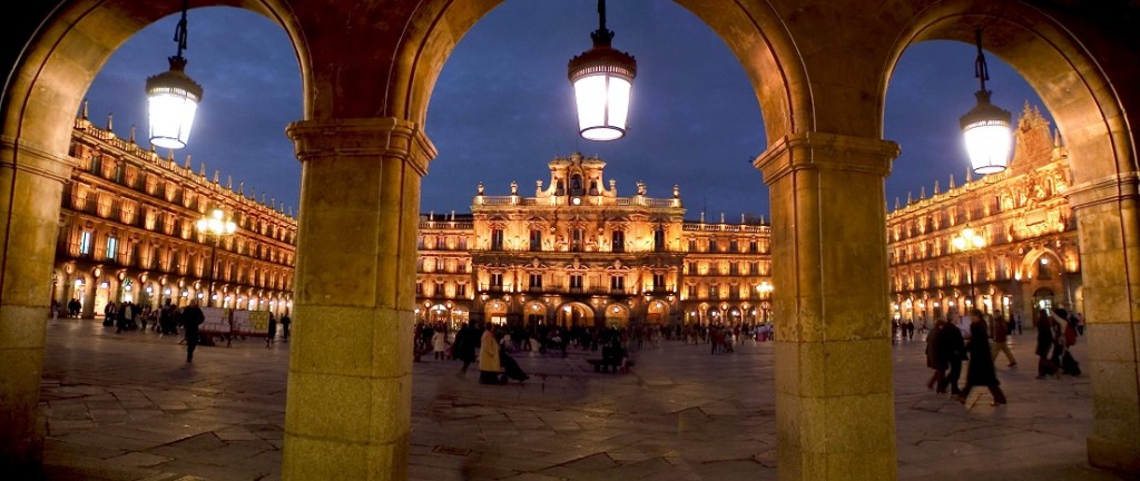 Plaza Mayor de Salamanca de noche