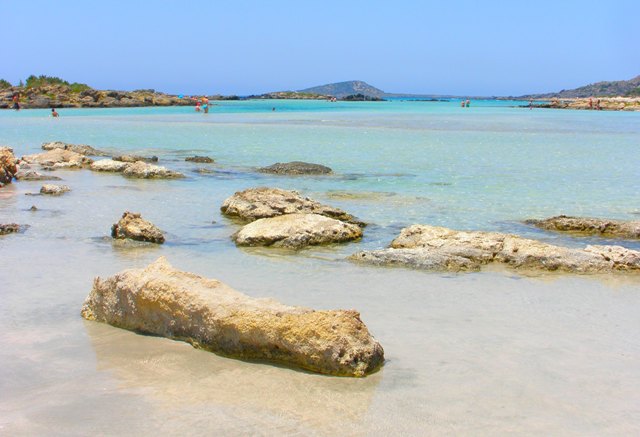 Playa de Elafonisi en Creta